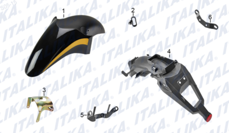 SALPICADERAS (FT200 AMARILLA)