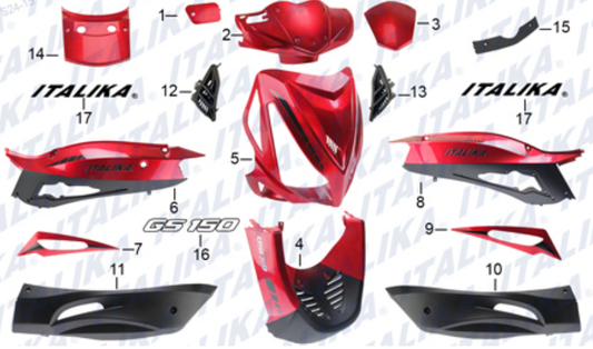 PLASTICOS DE COLOR (GS150 LED ELITE)