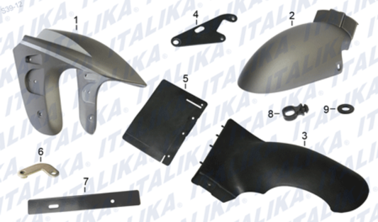 SALPICADERAS (GS150 CON LED)