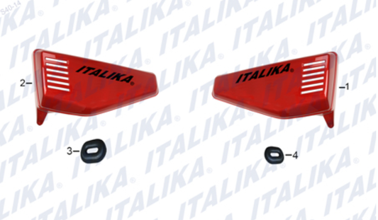 PLASTICOS DE COLOR (FT125 ROJA)