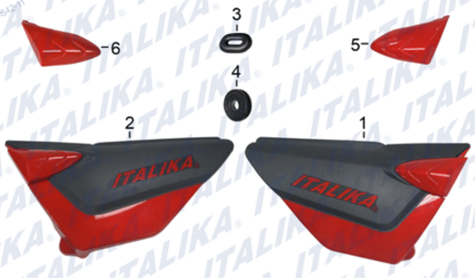 PLASTICOS DE COLOR (FT125 SPORT)
