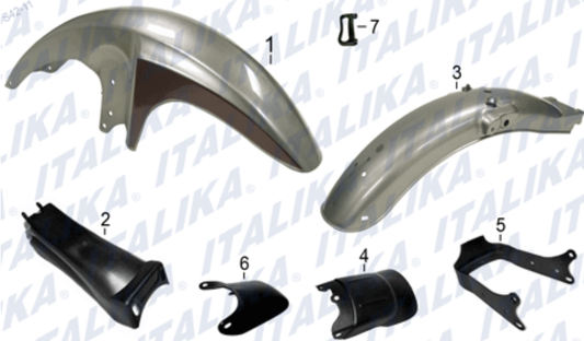 SALPICADERAS (FT125 CLASICA)